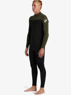 Quiksilver Wetsuits|3/2Mm Everyday Sessions Back Zip Wetsuit Black/ Ash