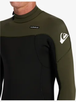 Quiksilver Wetsuits|3/2Mm Everyday Sessions Back Zip Wetsuit Black/ Ash