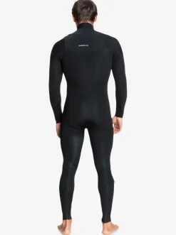 Quiksilver Wetsuits|3/2Mm Everyday Sessions Chest Zip Wetsuit Black