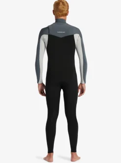 Quiksilver Wetsuits|3/2Mm Everyday Sessions Chest Zip Wetsuit Black/ Ash