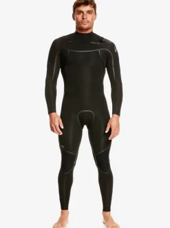 Quiksilver Wetsuits|4/3Mm Everyday Sessions Chest Zip Wetsuit Black