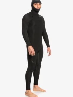 Quiksilver Wetsuits|5/4/3Mm Everyday Sessions Hooded Chest Zip Wetsuit Black