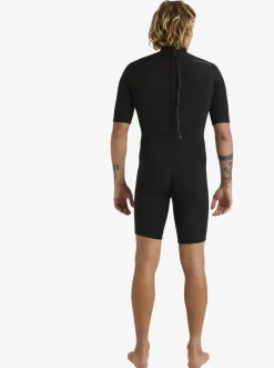 Quiksilver Wetsuits|2/2Mm Everyday Sessions Short Sleeve Back Zip Springsuit Black