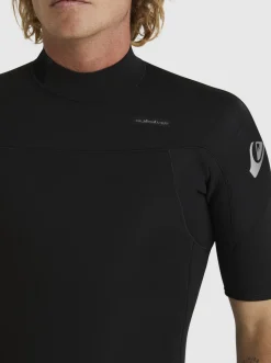 Quiksilver Wetsuits|2/2Mm Everyday Sessions Short Sleeve Back Zip Springsuit Black