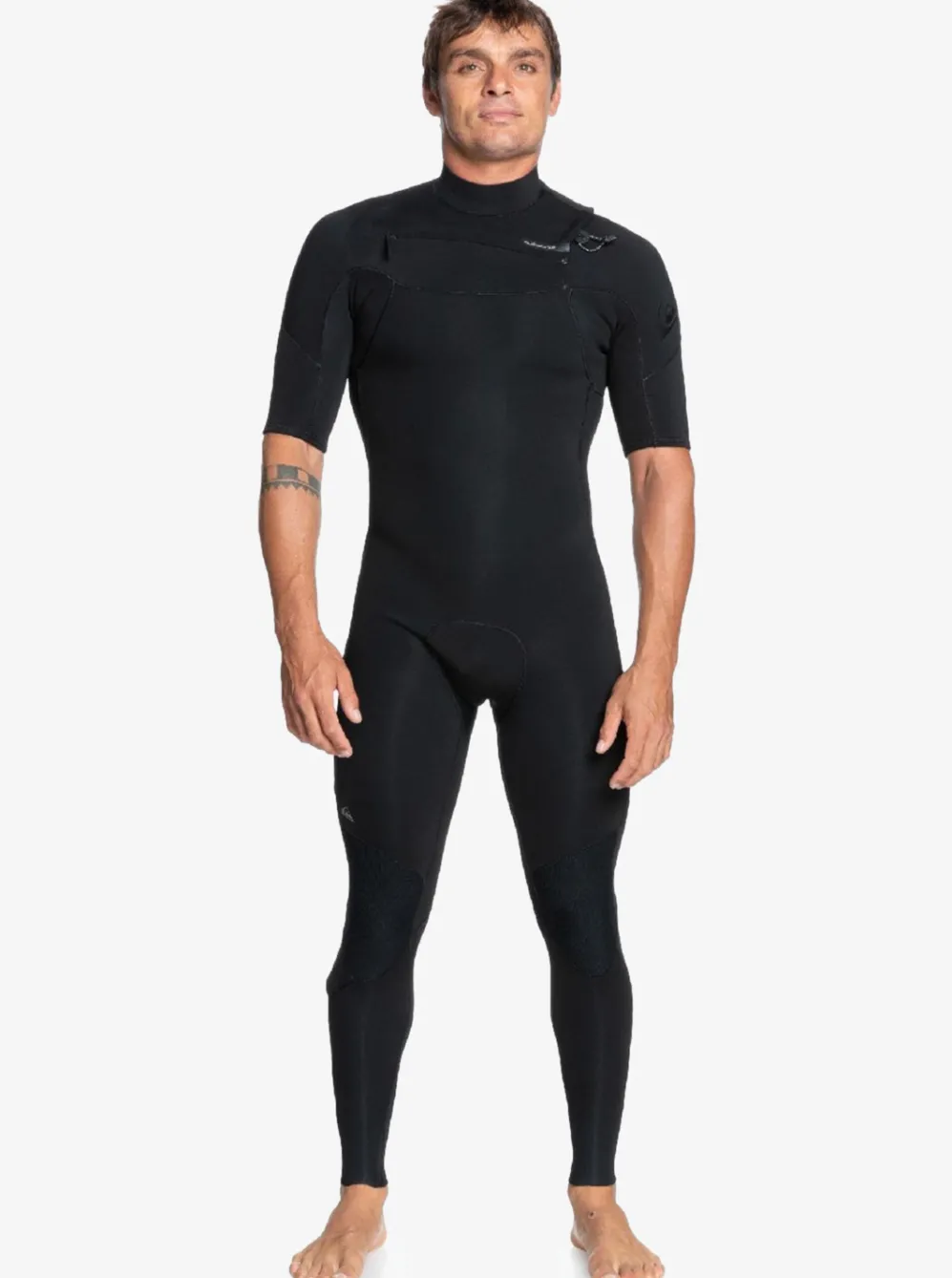 Quiksilver Wetsuits|2/2Mm Everyday Sessions Short Sleeve Chest Zip Springsuit Black