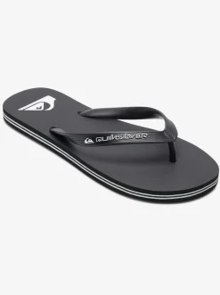 Quiksilver Sandals|Molokai Core Flip-Flops Black 1