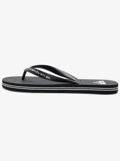 Quiksilver Sandals|Molokai Core Flip-Flops Black 1