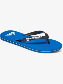 Quiksilver Sandals|Molokai Flip-Flops Black/Blue/Black