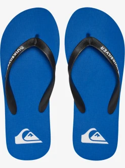 Quiksilver Sandals|Molokai Flip-Flops Black/Blue/Black