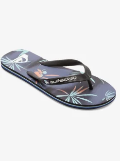 Quiksilver Sandals|Molokai Highline Scallop Flip-Flops Blue 1
