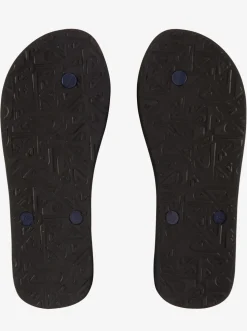 Quiksilver Sandals|Molokai Highline Scallop Flip-Flops Blue 1