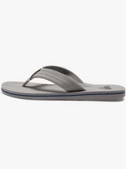 Quiksilver Sandals|Molokai Layback Sandals Grey/White/Grey