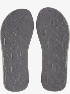 Quiksilver Sandals|Molokai Layback Sandals Grey/White/Grey