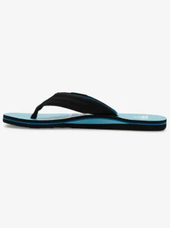 Quiksilver Sandals|Molokai Layback Sandals For Men Black/Blue/Black