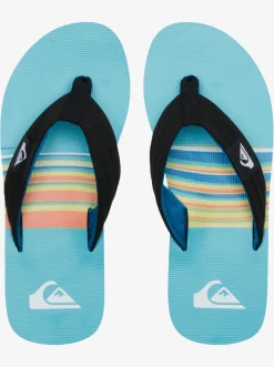 Quiksilver Sandals|Molokai Layback Sandals For Men Black/Blue/Black