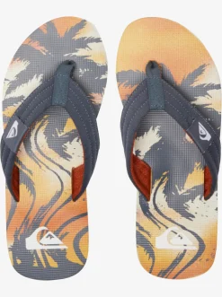 Quiksilver Sandals|Molokai Layback Sandals For Men Grey 1