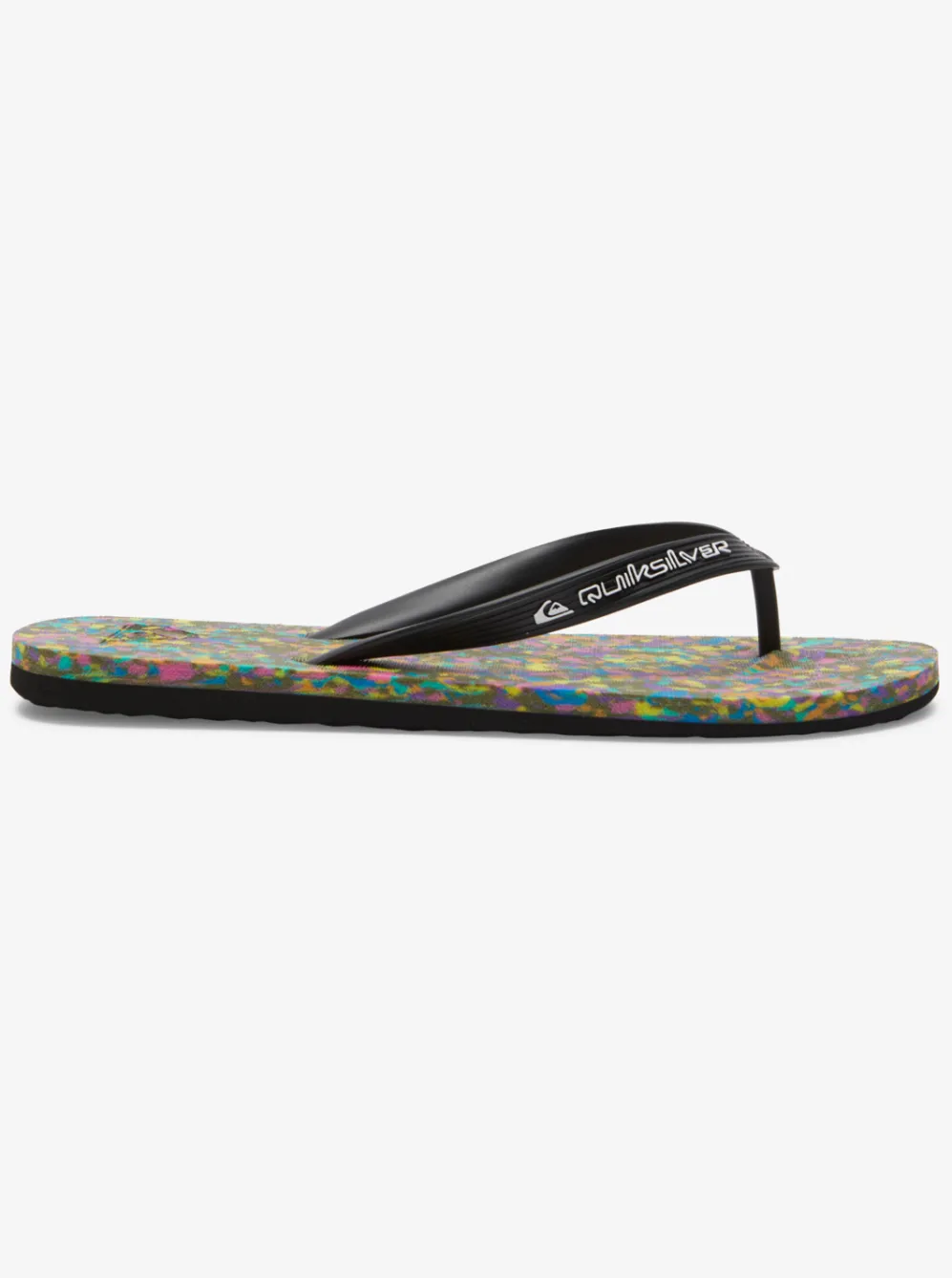 Quiksilver Sandals|Molokai Recycled Flip-Flops Black/Blue/Black