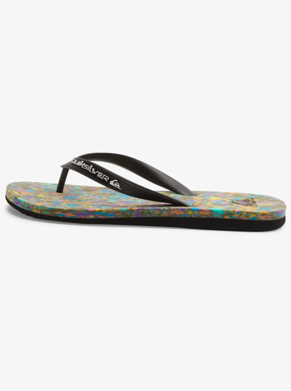 Quiksilver Sandals|Molokai Recycled Flip-Flops Black/Blue/Black