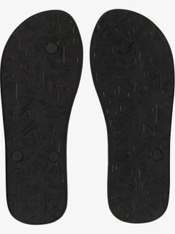 Quiksilver Sandals|Molokai Recycled Flip-Flops Black/Blue/Black