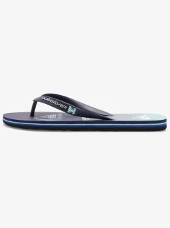 Quiksilver Sandals|Molokai Swell Vision Flip-Flops Blue 3