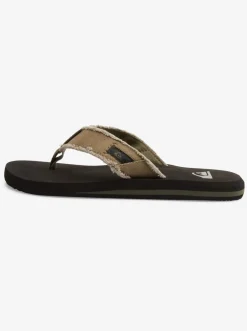 Quiksilver Sandals|Monkey Abyss Sandals Green/Black/Brown