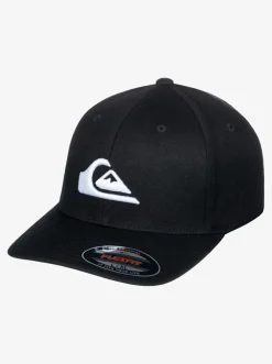 Quiksilver Hats|Mountain And Wave Flexfit Hat Black/White