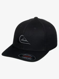 Quiksilver Hats|Mountain And Wave Flexfit Hat Black/Black