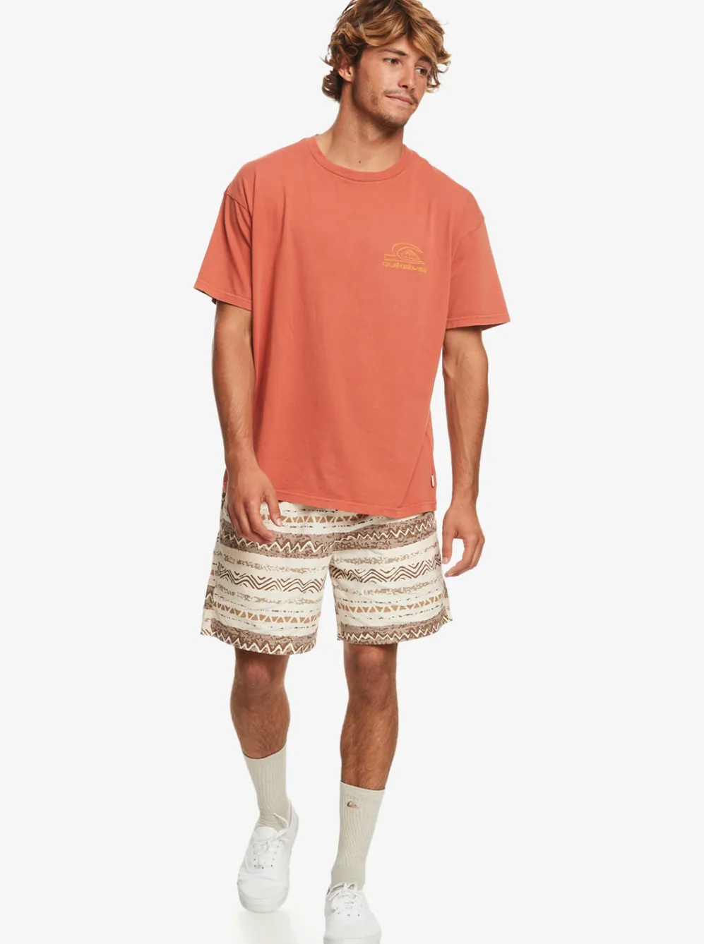 Quiksilver Tees|Natural Vibe T-Shirt Baked Clay