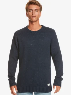 Quiksilver Sweatshirts & Hoodies|Neppy Sweater Navy Blazer