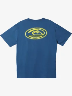 Quiksilver Tees|New Instinct Short Sleeve Stn T-Shirt Dark Blue