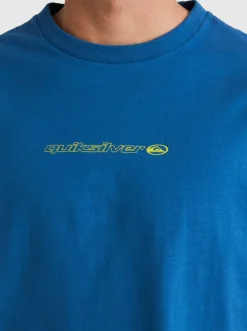 Quiksilver Tees|New Instinct Short Sleeve Stn T-Shirt Dark Blue