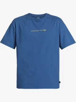 Quiksilver Tees|New Instinct Short Sleeve Stn T-Shirt Dark Blue