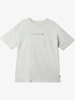 Quiksilver Tees|New Instinct Short Sleeve Stn T-Shirt Snow Heather