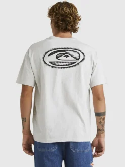 Quiksilver Tees|New Instinct Short Sleeve Stn T-Shirt Snow Heather