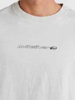 Quiksilver Tees|New Instinct Short Sleeve Stn T-Shirt Snow Heather