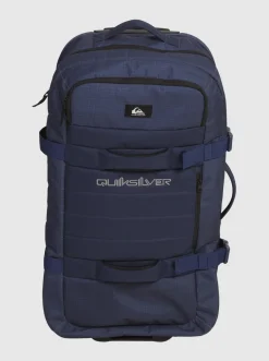 Quiksilver Backpacks & Bags|New Reach 100L Large Wheeled Suitcase Naval Academy