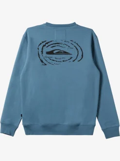 Quiksilver Shirts & Polos|No Control Crew Fleece Crew Neck Sweatshirt Aegean Blue