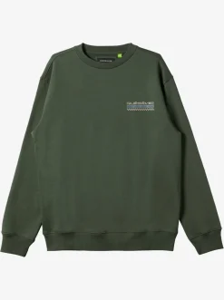 Quiksilver Shirts & Polos|No Control Crew Fleece Crew Neck Sweatshirt Climbing Ivy