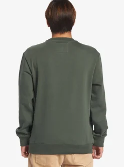 Quiksilver Shirts & Polos|No Control Crew Fleece Crew Neck Sweatshirt Climbing Ivy