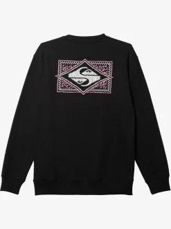 Quiksilver Shirts & Polos|No Control Crew Fleece Crew Neck Sweatshirt Black