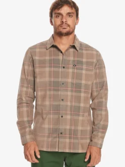 Quiksilver Shirts & Polos|Oakenhead Long Sleeve Shirt Fossil Oakenhead