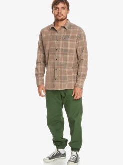 Quiksilver Shirts & Polos|Oakenhead Long Sleeve Shirt Fossil Oakenhead