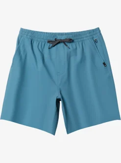 Quiksilver Boardshorts|Ocean Elastic Waist 18" Amphibian Shorts Aegean Blue