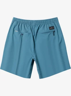 Quiksilver Boardshorts|Ocean Elastic Waist 18" Amphibian Shorts Aegean Blue