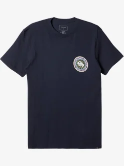 Quiksilver Tees|Omni Circle T-Shirt Navy Blazer