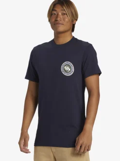 Quiksilver Tees|Omni Circle T-Shirt Navy Blazer