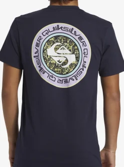 Quiksilver Tees|Omni Circle T-Shirt Navy Blazer