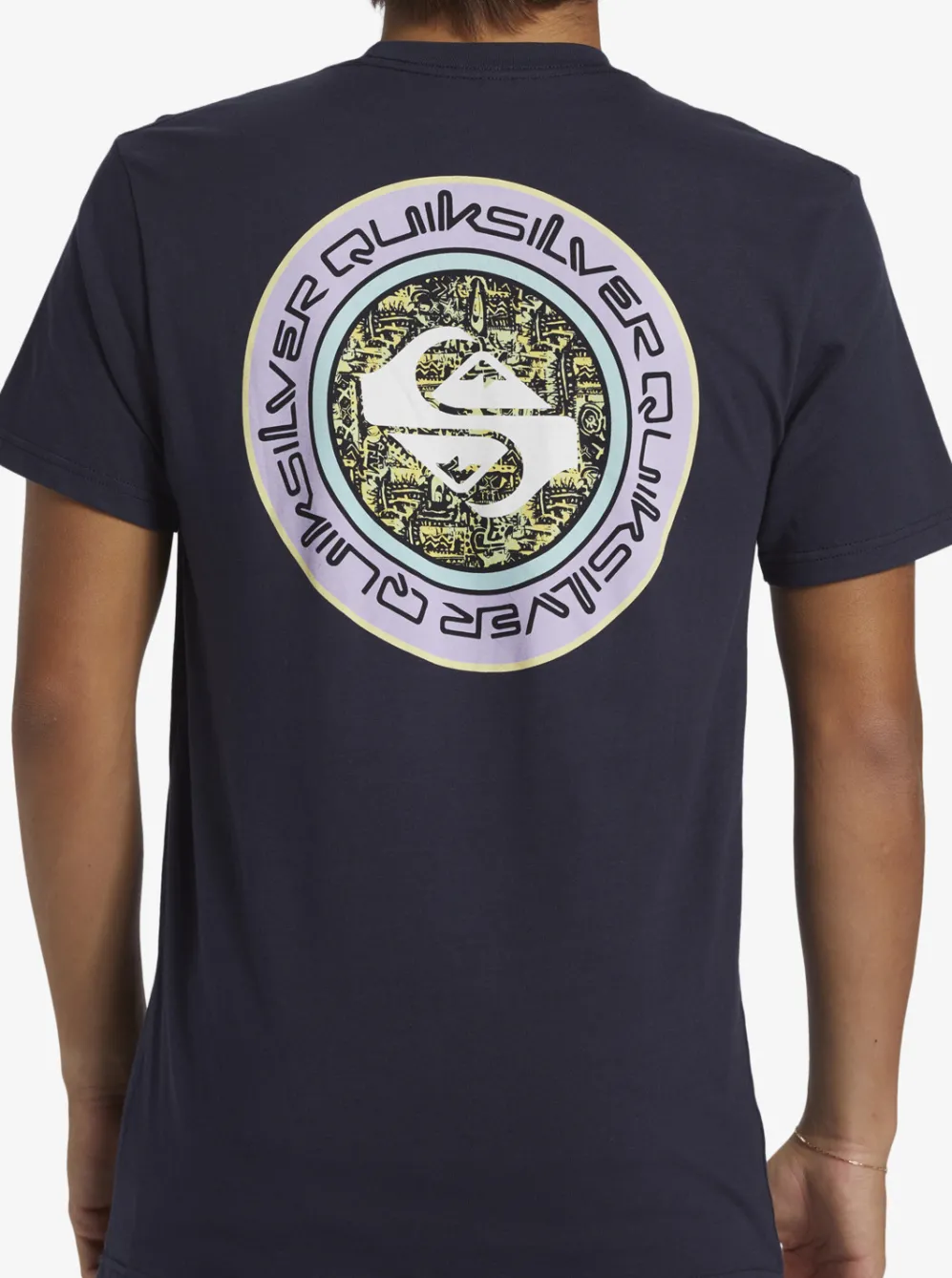 Quiksilver Tees|Omni Circle T-Shirt Navy Blazer