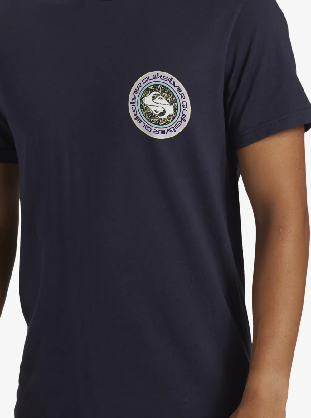 Quiksilver Tees|Omni Circle T-Shirt Navy Blazer