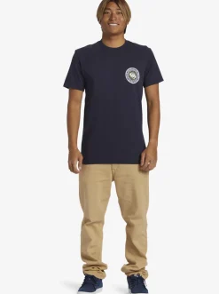 Quiksilver Tees|Omni Circle T-Shirt Navy Blazer